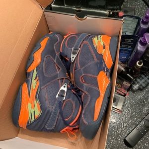 AIR JORDAN 8 LS navy